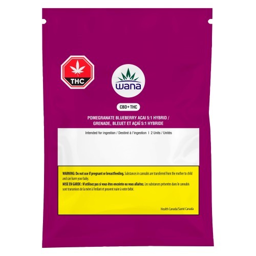 Wana - Pomegranate Blueberry Acai 5:1 Hybrid