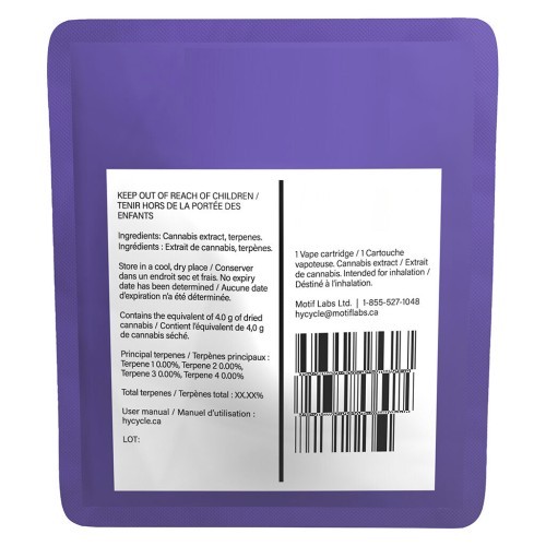 HycycleMAX - Hycycle 1:1 510 Thread Cartridge