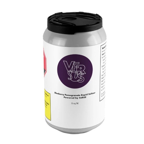 Blueberry Pomegranate 1:1:1 THC/CBD/CBG Rapid Seltzer