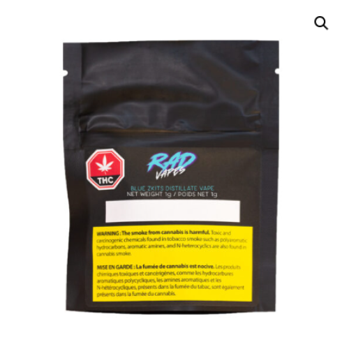 BLUE SKITZ DISTILLATE VAPE - 0.5 image 2