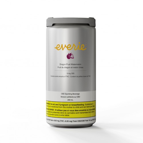 Everie CBD Sparkling Beverage Dragon Fruit Watermelon image 2