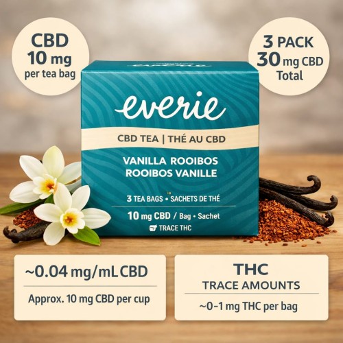 Everie CBD Tea Vanilla Rooibos - 3 Pack