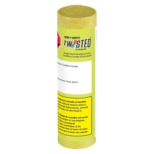 Good Supply - Twisted All-in-One Vape - Orange Swirl & Strawberry Freeze