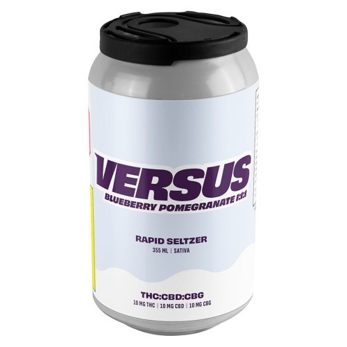 Versus - Blueberry Pomegranate 1:1:1 THC/CBD/CBG Rapid Seltzer