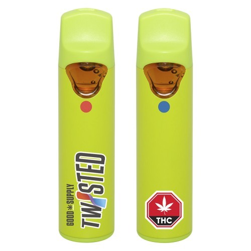 Good Supply - Twisted All-in-One Vape - Orange Swirl & Strawberry Freeze