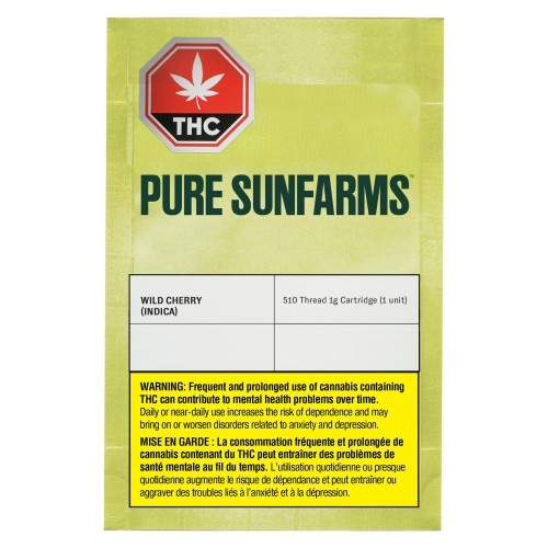 Pure Sunfarms - Wild Cherry High THC 510 Thread Cartridge