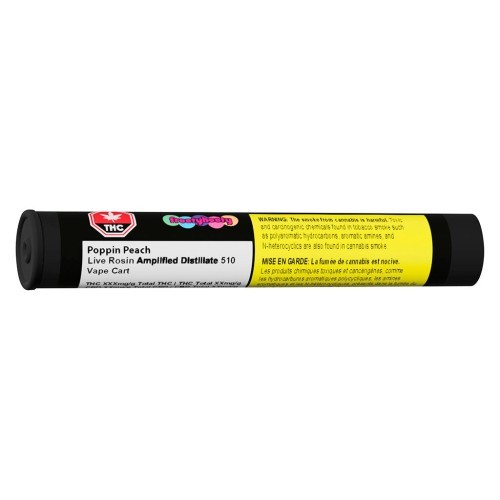 frootyhooty - Poppin Peach LIVE ROSIN AMPLIFIED Distillate 510 Thread